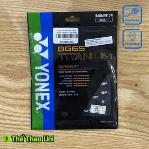 Cước cầu lông BG-65 Titanium yonex