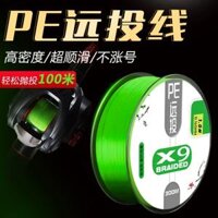 cước câu lure cá lóc Nhật Bản nhập khẩu 9 dây bện PE dòng phụ đặc biệt dòng chính 8 dây bện siêu nhỏ siêu mịn tầm xa dây cá ngựa mạnh mẽ chính hãng cước câu shimano cước câu qinglong