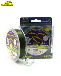 Cước câu Okamoto 4 con cá ( dây cá cơm) cuộn 250m - Made in Japan