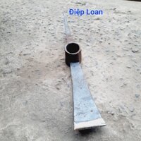 Cuốc chim đào đất, cuốc làm vườn thép nhíp cao cấp xịn 100%( màu đen)