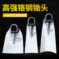 Cuốc inox dày dặn, nông cụ, đào đất ngoài trời, khai khẩn đất hoang, trồng rau, đào măng, đào đất, cuốc thép cán dài