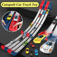 Cuộc thi đua trẻ em Catapult Track Car Inertia Alloy Car DIY Track Assembly Nối Catapult Track với Cars explanvn