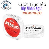 Cước Trục Thẻo Mỹ Nhân Ngư MERMAID 50M,Sợi Cước Siêu Mịn, Lực chịu tải tốt, ít xoăn