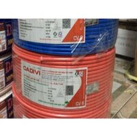 CUỘN 100 M - Dây điện Cadivi 6.0 đơn cv6.0 (GIAO MÀU NGẪU NHIÊN)