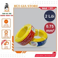 Cuộn 100 mét dây dẫn điện Trần Phú bọc dẹt 2x0.75 - Dây Trần Phú 41 Phương Liệt