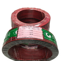 Cuộn 100 mét dây điện đôi 0.3mm, 0.5mm lõi dây đồng xịn nhiều sợi