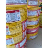 Cuộn 100m Dây Điện 2x6 mm2 Cadi-sun Chính Hãng Đồng Nguyên Chất 100%