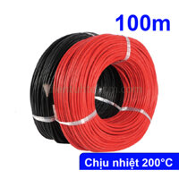 Cuộn 100m Dây điện Silicon chịu nhiệt siêu mềm 24AWG,22AWG,20AWG ,18AWG nhiều màu 100m