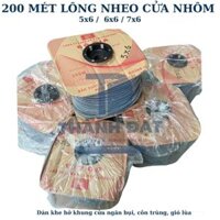 [Cuộn 200 Mét] Lông nheo,Ron lông nheo, gioăng sợi lông dán khe hở khung cửa ngăn bụi côn trùng, gió lùa