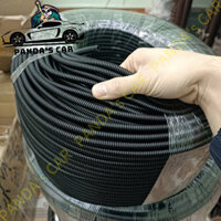 (Cuộn 200 mét) Ống nhựa PP chống cháy, ống ruột gà luồn dây điện có rãnh xẻ chuyên dụng ngành nội thất ô tô PANDA's CAR