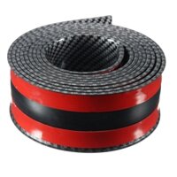 Cuộn 3mét decall carbon chống trầy xước, bảo vệ bậc cửa xe ô tô, có băng keo siêu dính - 7 Cm