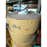 (Cuộn 40m) Giấy Giáp vải nhám JB5 cát Thô 60-80, giấy Ráp chà nhám thô làm mịn bề mặt gỗ,…