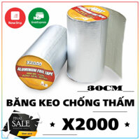 Cuộn 5 Mét Băng Keo Bê Tông Nhật Bản x2000 Chống Thấm 30cm Hiệu Quả Mái Tôn Trần Nhà Ống Nước