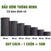 (Cuộn 50 mét) Bầu ươm cây V6 thông minh cao 20cm,30cm,40cm,50cm,60cm,70cm,80cm (có kèm vít nối)