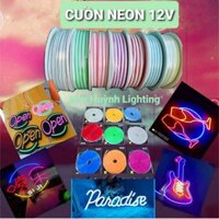 [CUỒN 50 MÉT] DÂY LED NEON 12V UỐN DẺO 6x12MM