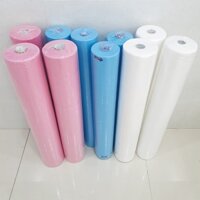 Cuộn 50 miếng (80x160cm) Set 50 tấm Vải không dệt trải giường Spa phun xăm thẩm mỹ - Cuộn vải trải giường Spa không thấm