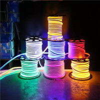 Cuộn 50m LED dây Neon 6x12 12V,  kín nước dùng trang trí bảng hiệu, ngoài trời