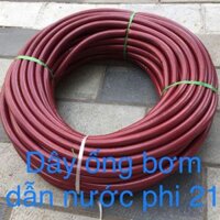 Cuộn 50m ống bơm nước phi 18 lắp vừa ống 21 Màu Mận dây mềm
