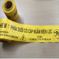 CUỘN BĂNG CẢNH BÁO CÁP NGẦM - VÀNG ĐEN 100M
