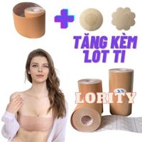 Cuộn băng dán nâng ngực, keo vải dán ngực, băng dán vải nâng ngực và định hình KINESIOLOGY10cm x 5m