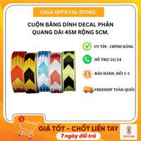 Cuộn băng dính phản quang. Decal phản quang dài 45m rộng 5cm.