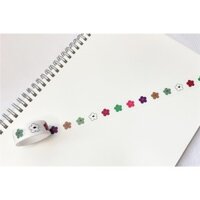 Cuộn băng dính washi tape lalunavn in họa tiết đáng yêu trang trí sổ tay 20 mẫu - A01 - 3