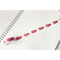 Cuộn băng dính washi tape lalunavn in họa tiết đáng yêu trang trí sổ tay 20 mẫu - A01 - 7