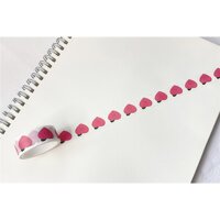 Cuộn băng dính washi tape lalunavn in họa tiết đáng yêu trang trí sổ tay 20 mẫu - A01 - 6
