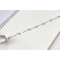 Cuộn băng dính washi tape lalunavn in họa tiết đáng yêu trang trí sổ tay 20 mẫu - A01 - 19