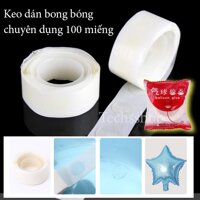 Cuộn Băng Keo 2 Mặt Dán Trang Trí Bong Bóng Sinh Nhật Tiện Lợi 100Dot - Balloon glue - Keo Dán Bong Bóng