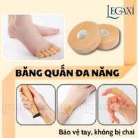 Cuộn Băng quấn ngón tay ngón chân Băng khớp Bảo vệ Tay Giảm đau khi Chơi Tennis Quần vợt Bóng rổ Bóng chuyền Legaxi - Trắng mỏng