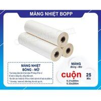 CUỘN CÁN MÀNG NHIỆT BOPP- CÁN MÀNG BÌA SÁCH- TẠP CHÍ- KHỎ 0.31x200m