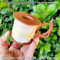 Cuộn coil van điện từ phi 42 49 60 ATA (Coil đồng 100%, bền bỉ)