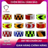 Cuộn Dán Phản Quang Decal Nhiều Màu Sắc, Cảnh Báo An Toàn, Công Trường Đang Thi Công, khu vực nguy hiểm Giá Rẻ