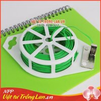 Cuộn dây buộc Lan lõi kẽm bọc nhựa dài 50m