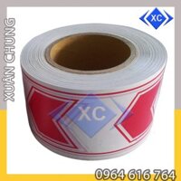 Cuộn dây cảnh báo nguy hiểm Cấm Vào Trắng Đỏ