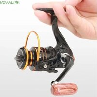 Cuộn dây câu NOVALINK, Cuộn dây kim loại 800 Series Cuộn dây nhỏ, Rocker gấp câu cá bằng đá 5KG Kéo tối đa Tay cầm thoải mái Máy câu Mini nước mặn