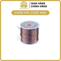 Cuộn dây co giãn xỏ vòng tay, đính cườm, xâu vòng cổ, xâu chuỗi, đàn hồi tốt, siêu bền - Cuộn dây cước màu nâu