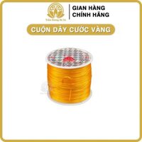 Cuộn dây co giãn xỏ vòng tay, đính cườm, xâu vòng cổ, xâu chuỗi, đàn hồi tốt, siêu bền - Cuộn dây cước màu vàng