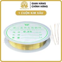 Cuộn dây co giãn xỏ vòng tay, đính cườm, xâu vòng cổ, xâu chuỗi, đàn hồi tốt, siêu bền - Cuộn kim xâu vòng
