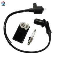Cuộn dây đánh lửa Figatia + Bugi Cdi cho Gy6 50cc 125cc 150cc Động cơ xe tay ga & Bộ phận động cơ Đánh lửa
