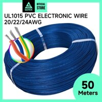 Cuộn Dây Điện 20awg 22awg 24awg ul1015 Chịu Nhiệt Độ Cao Dài 50 Mét