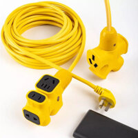 Cuộn Dây Điện Dài 15M Kèm Ổ Cắm, Phích Cắm Đúc Chịu Lực Cao Đa Năng, Dây Cấp Nguồn 220V