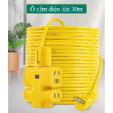 Cuộn Dây Điện Dài 20M- 30 M Kèm Ổ Cắm, Phích Cắm Đúc Chịu Lực Cao Đa Năng Tiện Lợi Dài 20M- 30m Dây Cấp Nguồn 220V