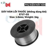 Cuộn Dây Hàn Lõi Thuốc E71T 1.0mm Dùng Cho Máy Hàn Mig Mini Loại Máy (ko dùng khí Co2)