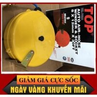 Cuộn Dây Hơi Rút Tự Động Dài 9 Mét Dây Nén Khí Áp Lực Chất Liệu PU Kích Thước Ống 5mm x 8mm