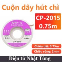 Cuộn dây hút chì hàn CP2015 0.75m, Dây đồng hút chì hàn
