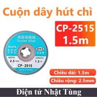 Cuộn dây hút chì hàn CP2515 1.5m, Dây đồng hút chì hàn