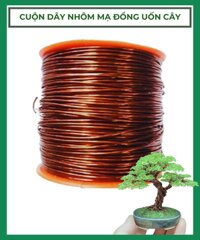 Cuộn dây Kẽm đồng ( kẽm mạ đồng) uốn cây cảnh, bonsai