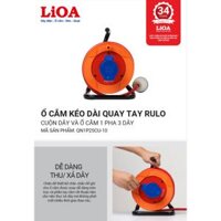 CUỘN DÂY LIOA VÀ Ổ CẮM 1 PHA 3 DÂY